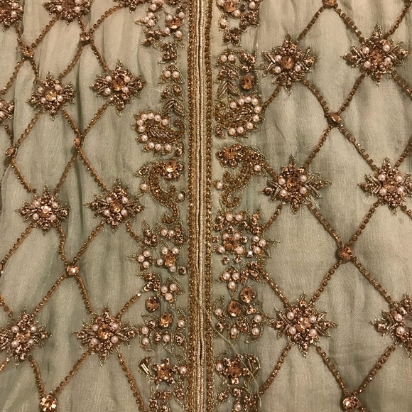 Pakistani / Indian wedding party dress gharara - Picture 5 of 5